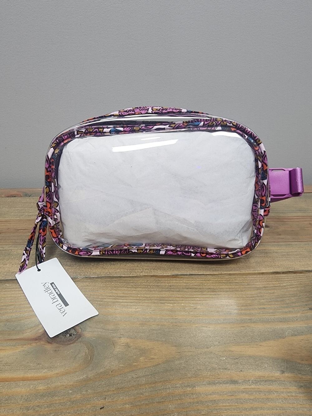 Vera Bradley Scaevola Fan Clear MINI Belt bag Stadium Bag